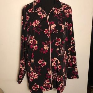 Stylish pajama style blouse